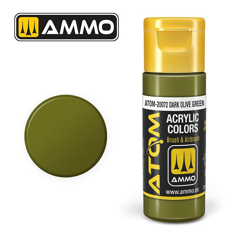 MiG Ammo ATOM COLOR Dark Olive Green (20072)